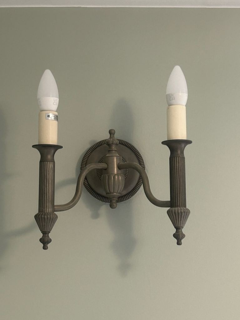 A double and 2 single vintage Wall lights
