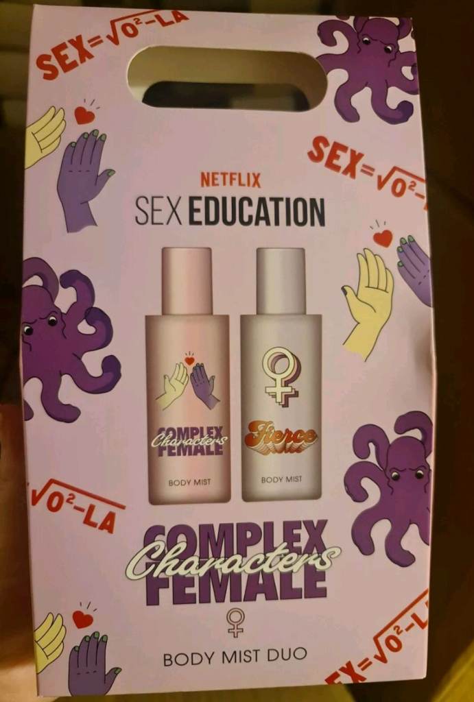 Sex Education Body Mist Duo Ladies Girls fragrance Gift Set Brand New