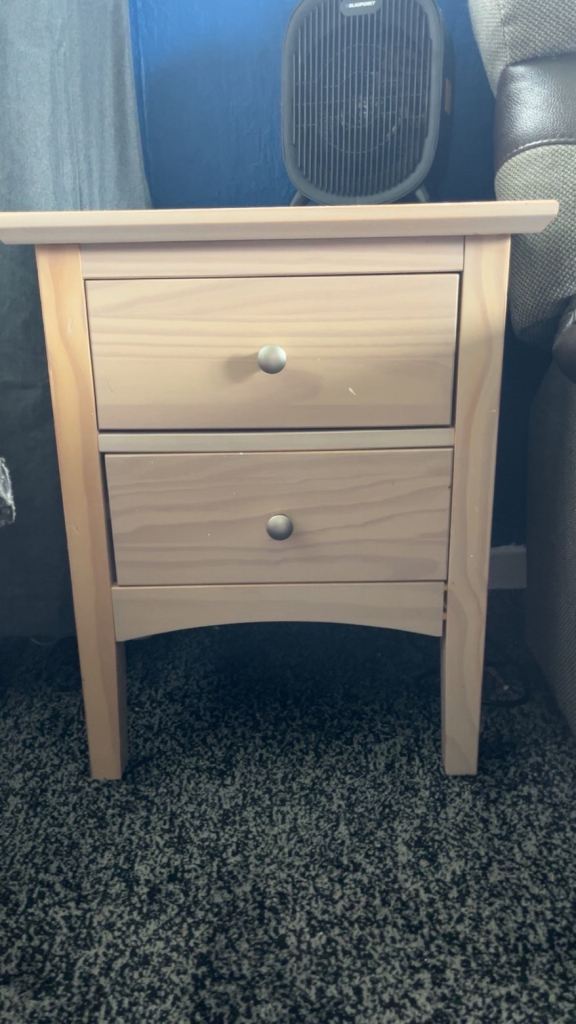 Bedside tables x2