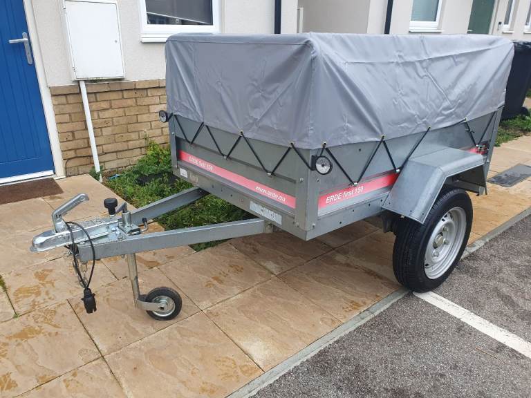 Erde First 150 Trailer with New high frame and cover 
