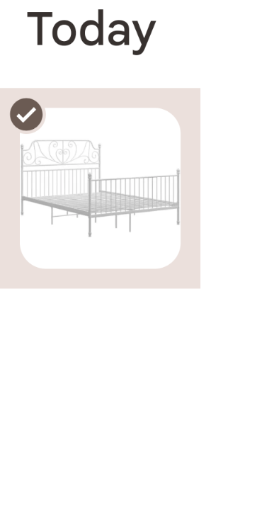 Wrought iron bed frame 