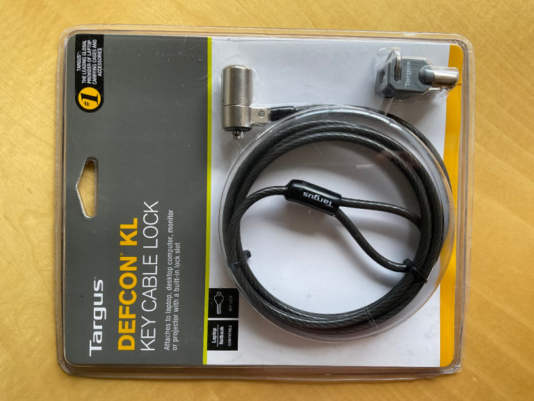Tangus key cable lock NEW