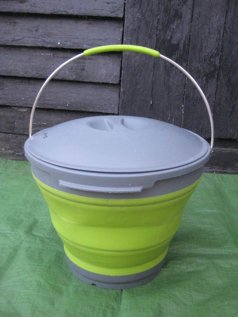 Outwell Lime Green 12 Litre Collapsible Water Carrier with Lid for £5.00
