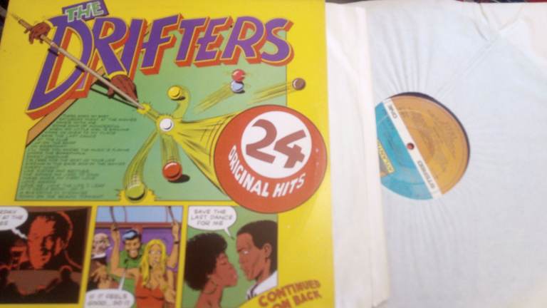The Drifters 24 Original Hits 2 RECORDS ONE MONO 1 STEREO NR MINT