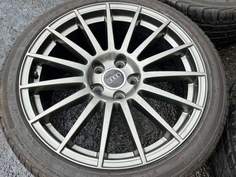 *Refurbished* Genuine 18" Audi DTM Alloy Wheels & Tyres 5x112 A3/A4
