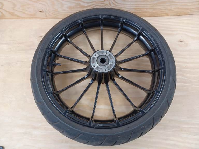 0-25 Harley Original Touring 19x3.5" Front Turbine Talon Spoke Wheel & Tire