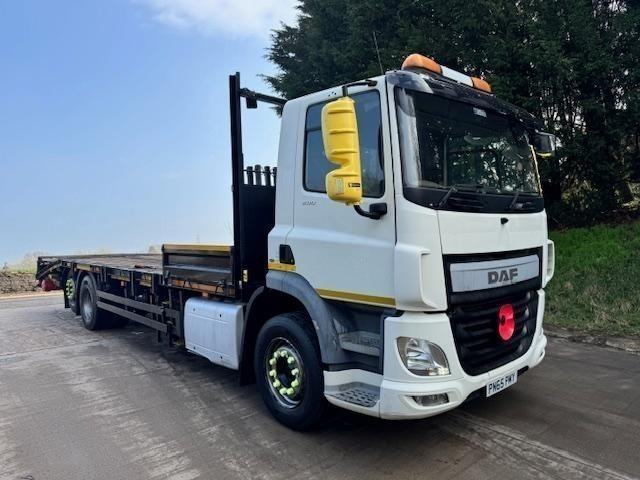 2015 65 DAF CF 290 E6 6x2 32ft cheese wedge beavertail remote winch PSS 