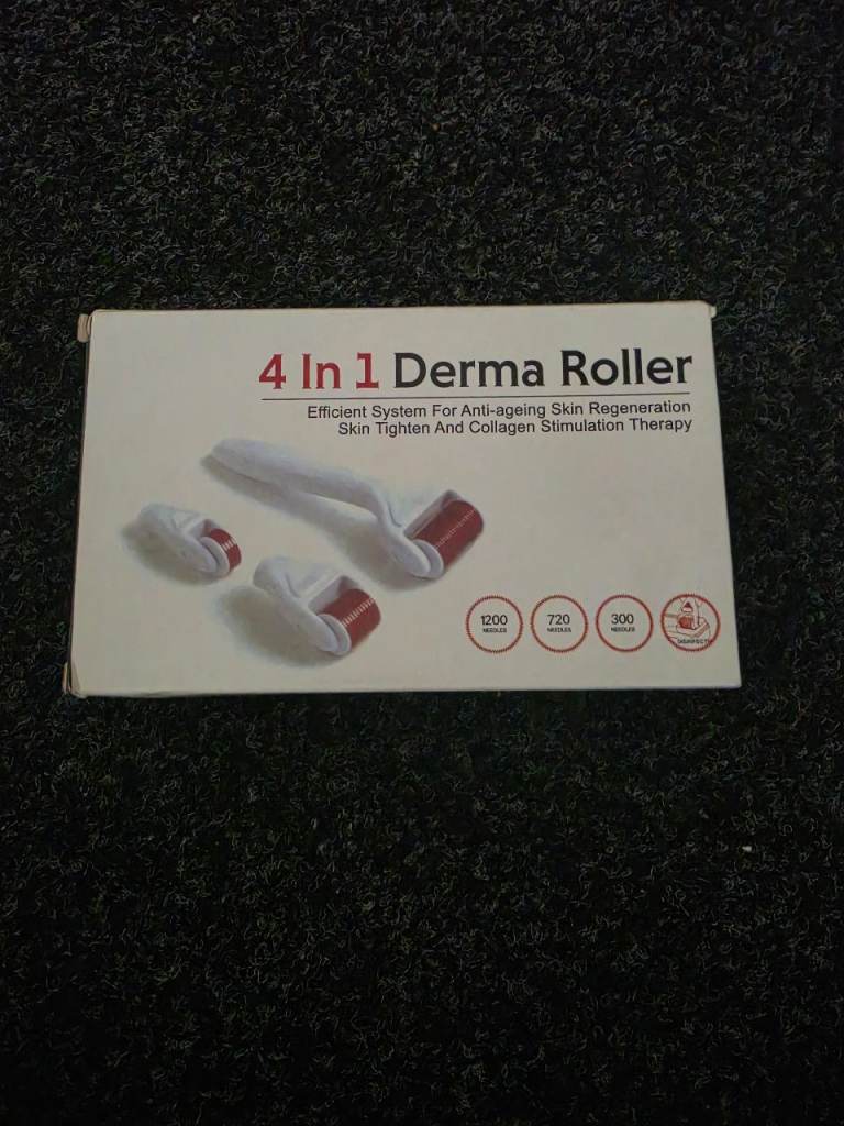 New 4 in 1 Derma Roller Kit for Skin Regeneration
