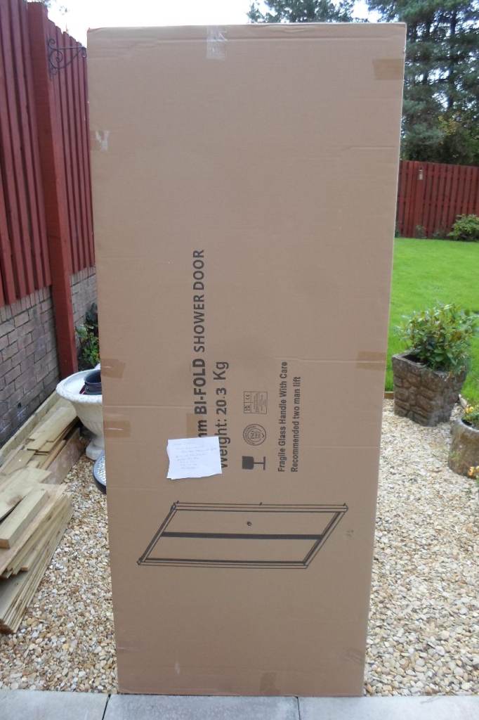Newark Bi-Fold Shower Door 1850x785mm – 5mm Safety Glass
