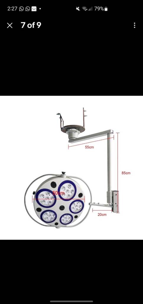 Brand New LED Surgical / Operating Theatre Light – Ceiling Mounted