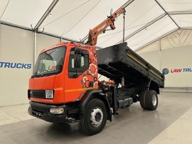 DAF LF55 220 4x2 Steel Tipper Grab Manual
