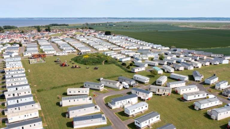 Large 2 bedroom Static Caravan For Sale with Patio Doors