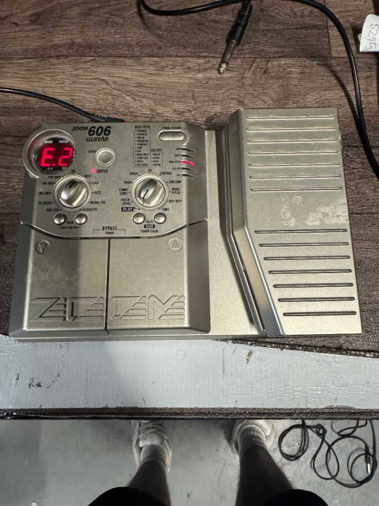 Zoom 606 Multieffects Guitar Pedal Footswitch 