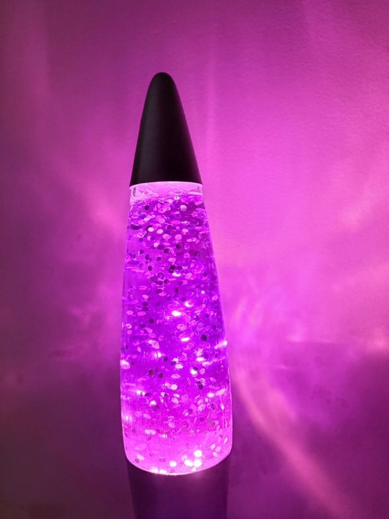 Free Purple Glitter Lava Lamp – Good Condition