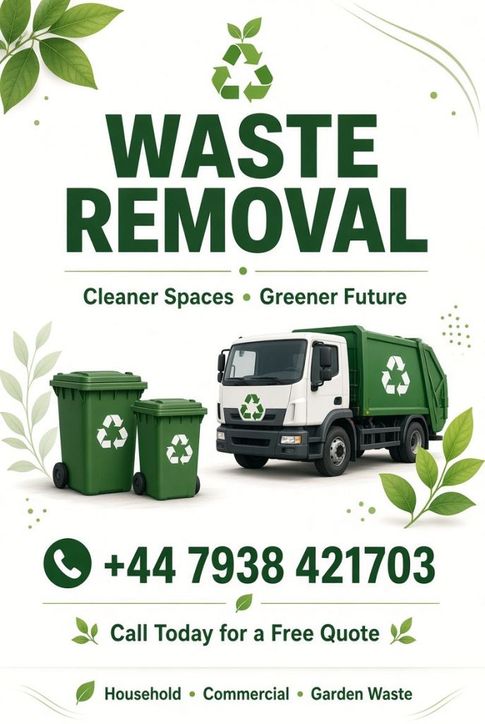 ** ♻️🚛 Affordable Waste Removal & Rubbish Clearance | House, Garden& Reliable Service! 💪🏡