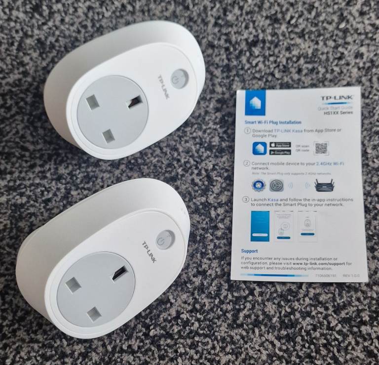 TP-Link Tapo P100 Smart Plugs (Pair) – As Good As New