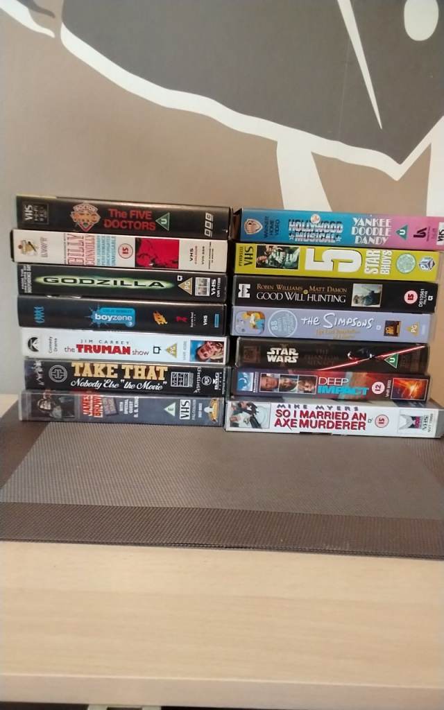 VHS Tapes Mixed Bundle £2.00 each