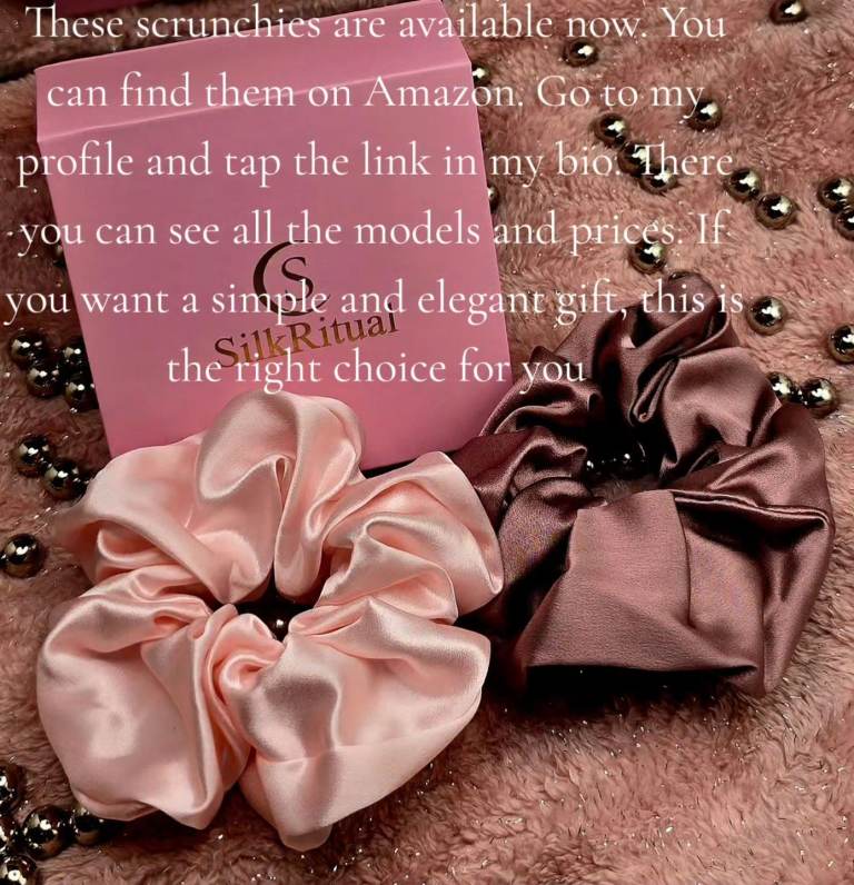 image for Silk Scrunchies 100 percent Silk Gift Box Set SilkRitual