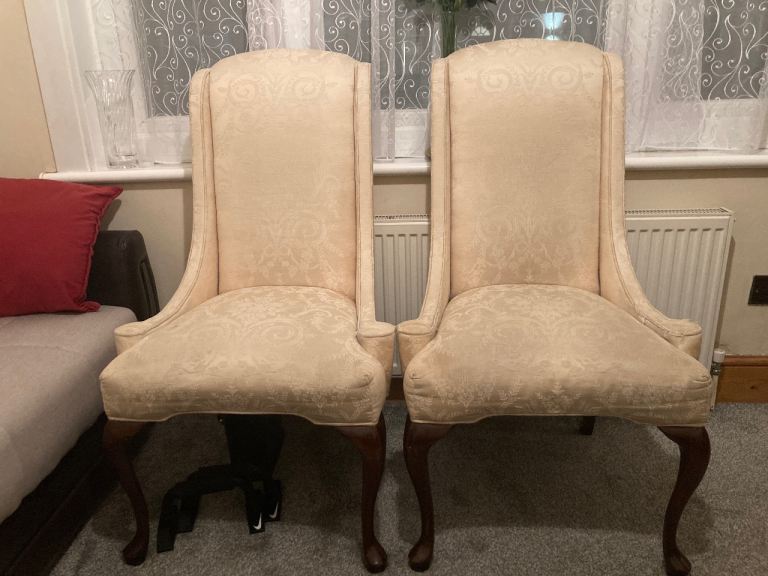 Pair of Cream Chairs Shaadi Weddings 