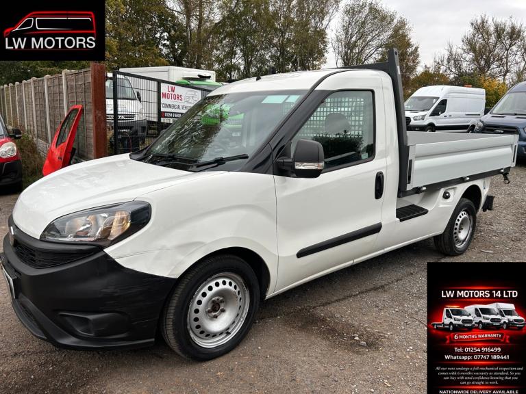 FIAT DOBLO 1.6 MULTIJET 1.6 WORKUP ALLOY DROPSIDER 2021 71 REG MILK FLOAT