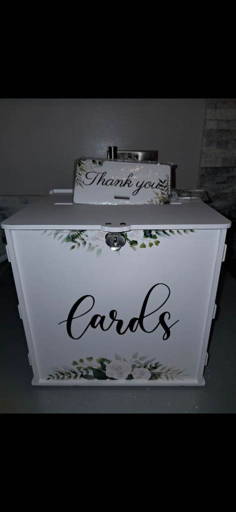 Wesding card box