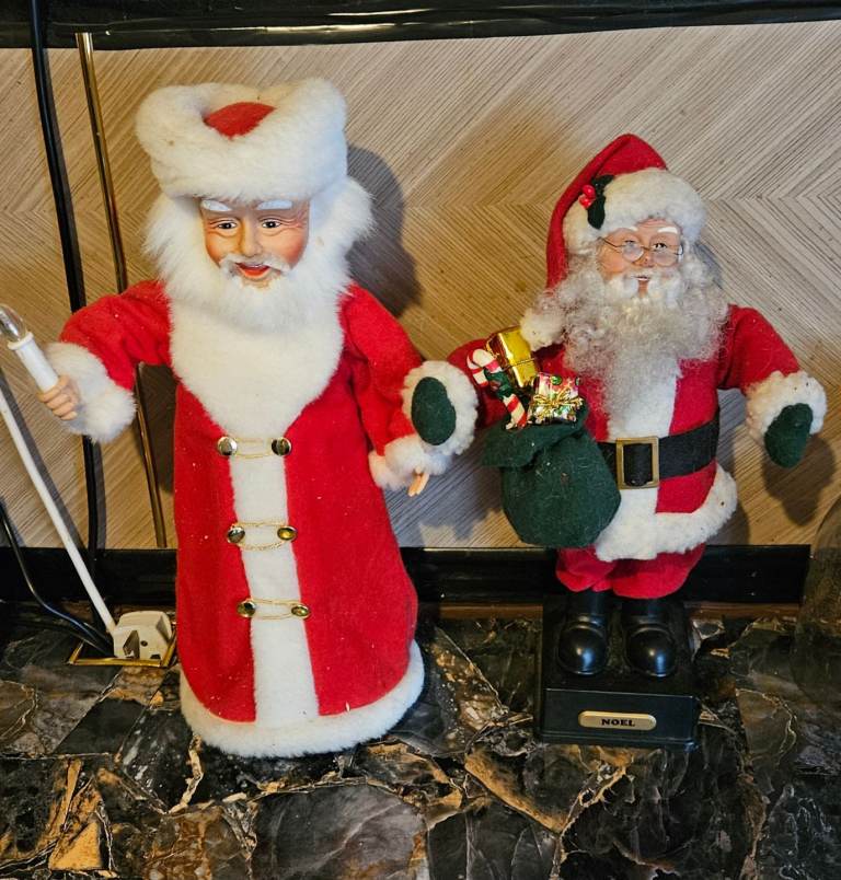 Two santas for sale