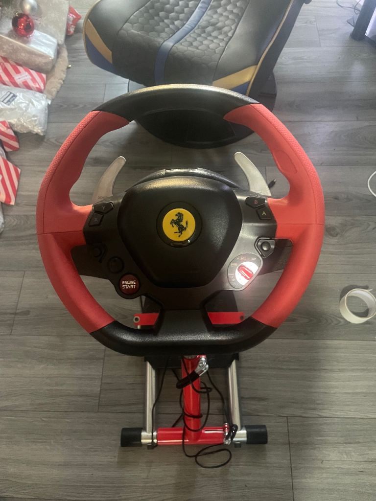 Thrustmaster steering wheel and pedals and wheel stand pro XBOX 1