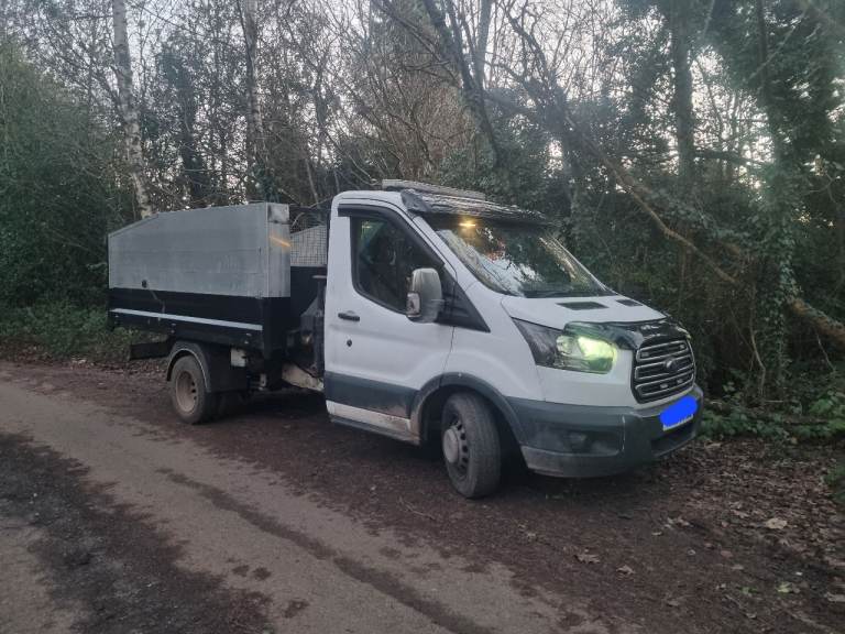 Ford Transit custom tipper hiab px tipper