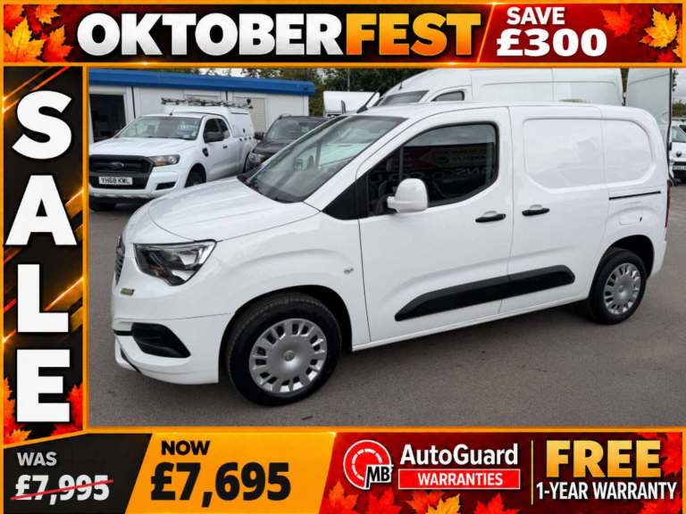 2021 Vauxhall Combo 1.5 Turbo D 2300 Sportive Panel Van 4dr Diesel Manual L1 H1 Euro 6 (100 ps) P...