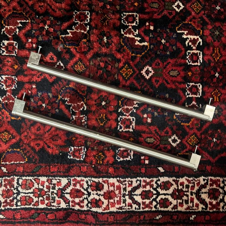 IKEA 3 x metal kitchen draw handles 