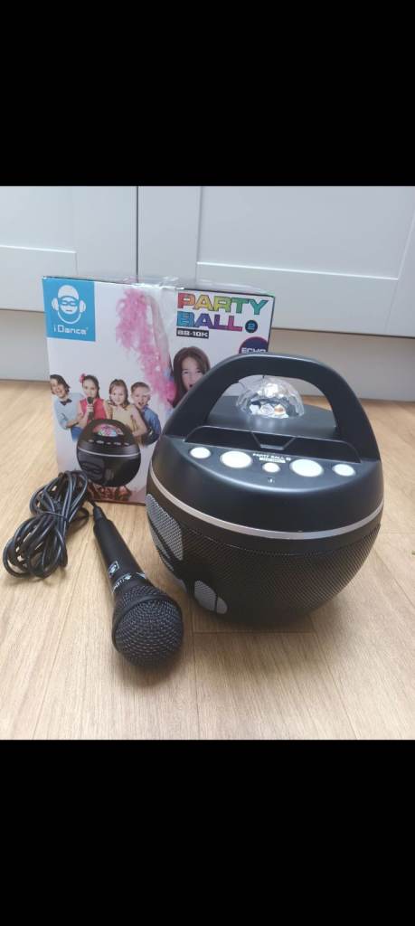 iDance Party Ball Disco Speaker with Microphone