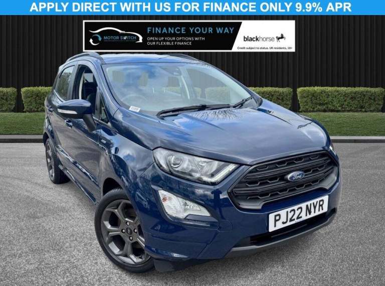 2022 22 FORD ECOSPORT 1.0T ECOBOOST GPF ST-LINE SUV 5DR PETROL MANUAL EURO 6 (S/