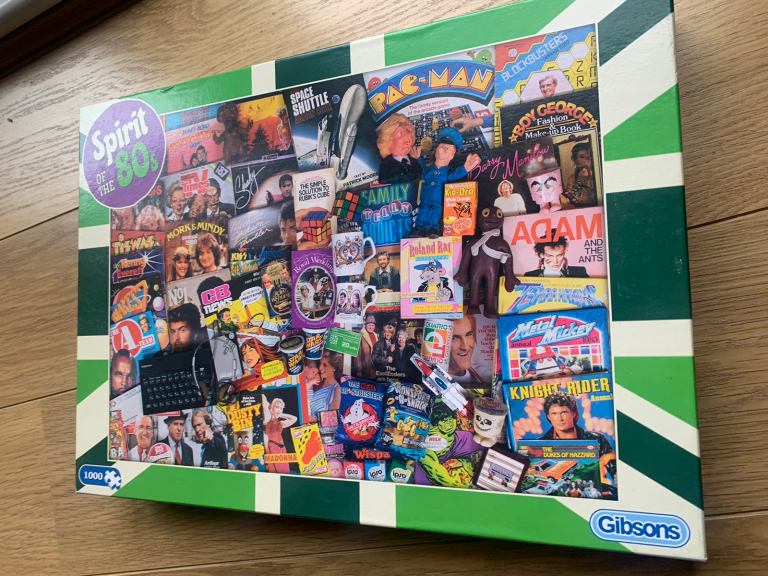 Gibson Jigsaw 1000 pieces Spirit Of The Eighties RRP - £14