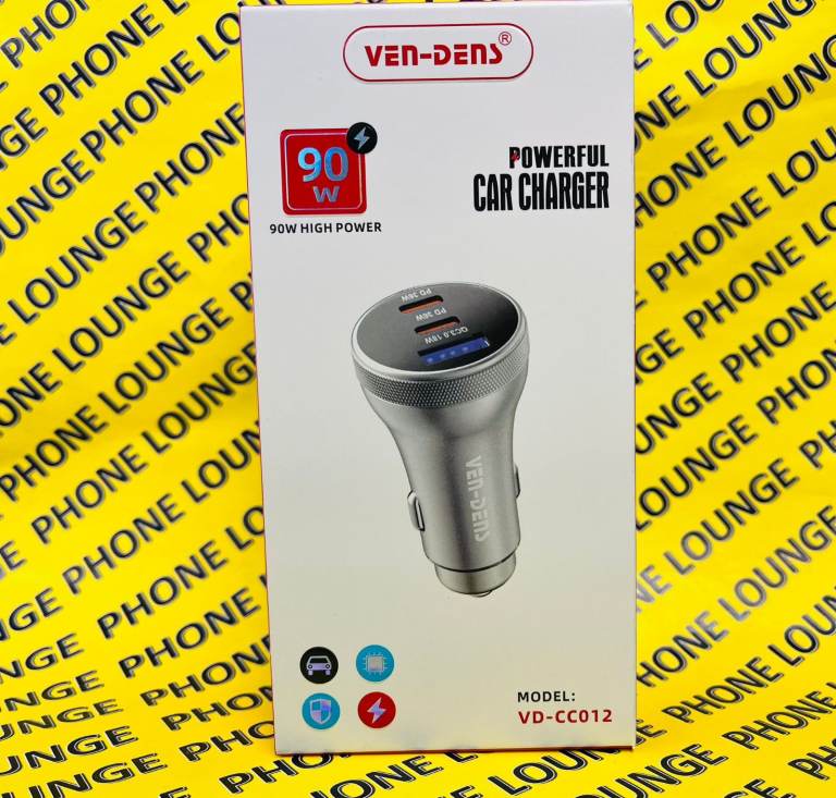 VEn-DEnS 90W Powerful Car Charger 