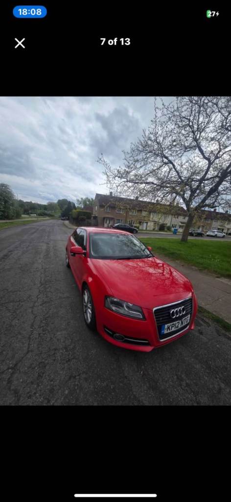 Audi, A3, Hatchback, 2012, Manual, 1598 (cc), 3 doors