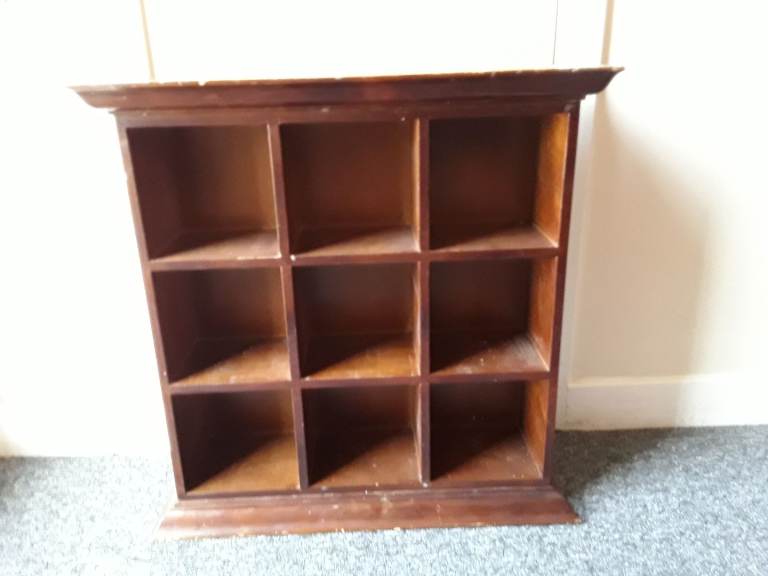 Antique small display wall unit