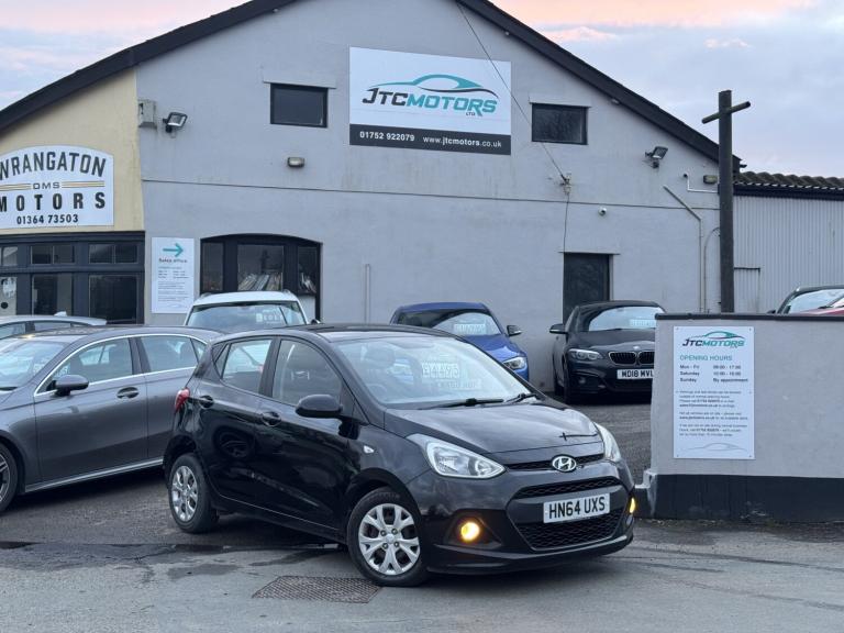 HYUNDAI I10 1.2 SE 5dr Man, petrol, black + Â?35 road tax 2014