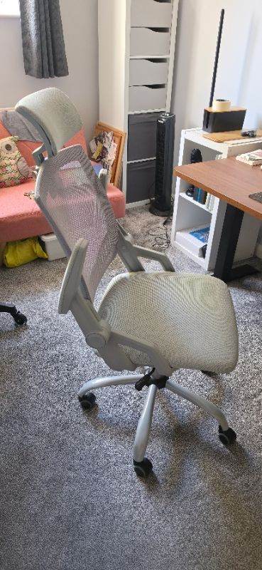 Habitat Milton Mesh Grey Office Chair