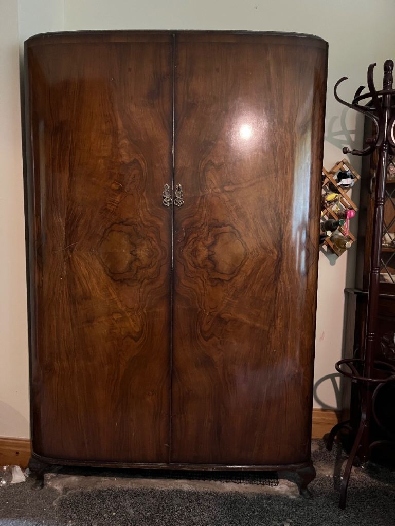 Vintage Wooden Wardrobe – Good Condition