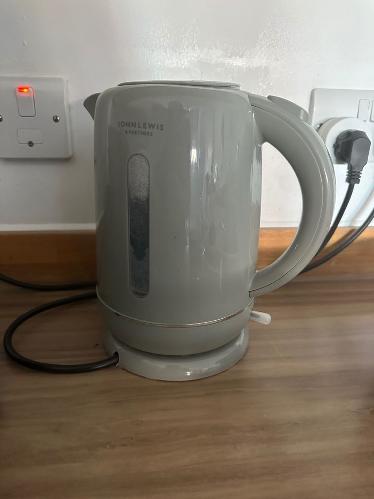 John Lewis KETTLE - Grey, Good Working Order