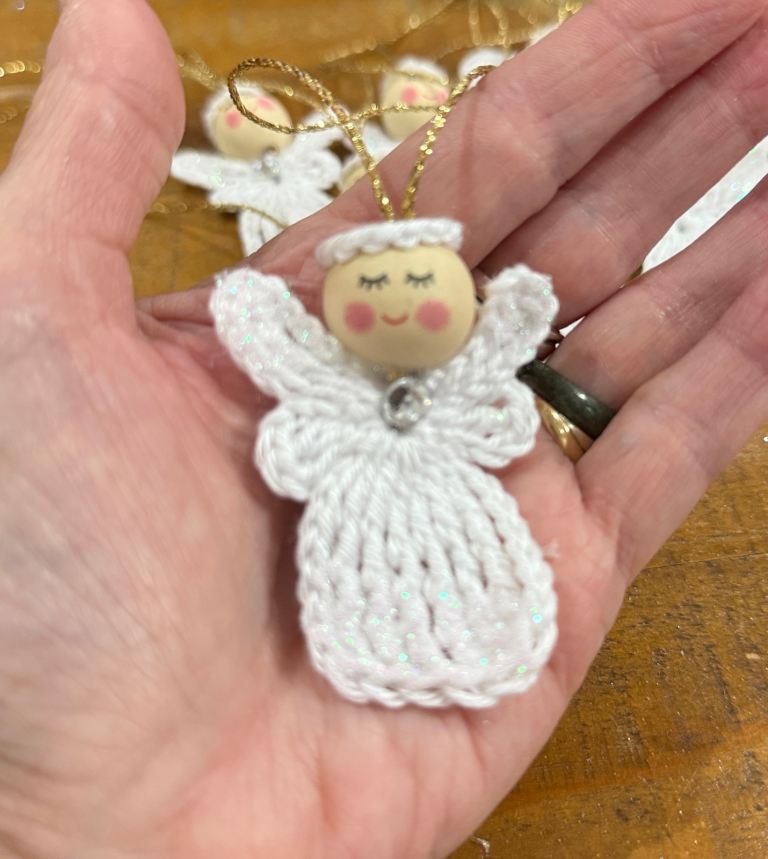 Handmade Crochet Angel Christmas Tree Decorations – New