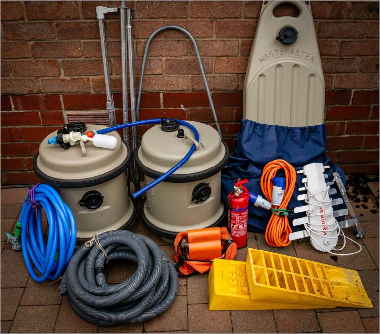 Various Touring Caravan Equipment