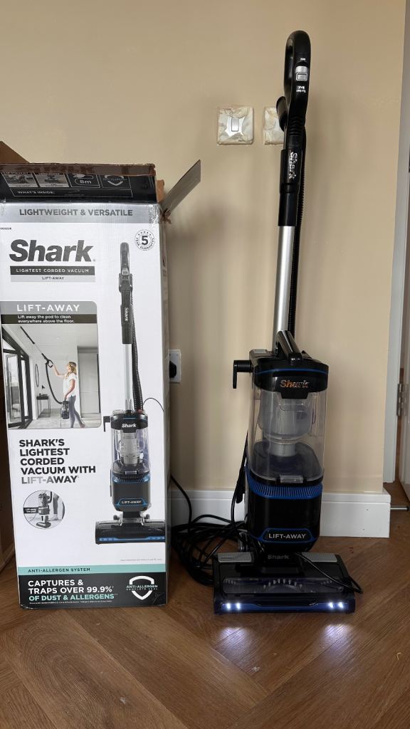 Shark Lift-away corded vacuum cleaner. 