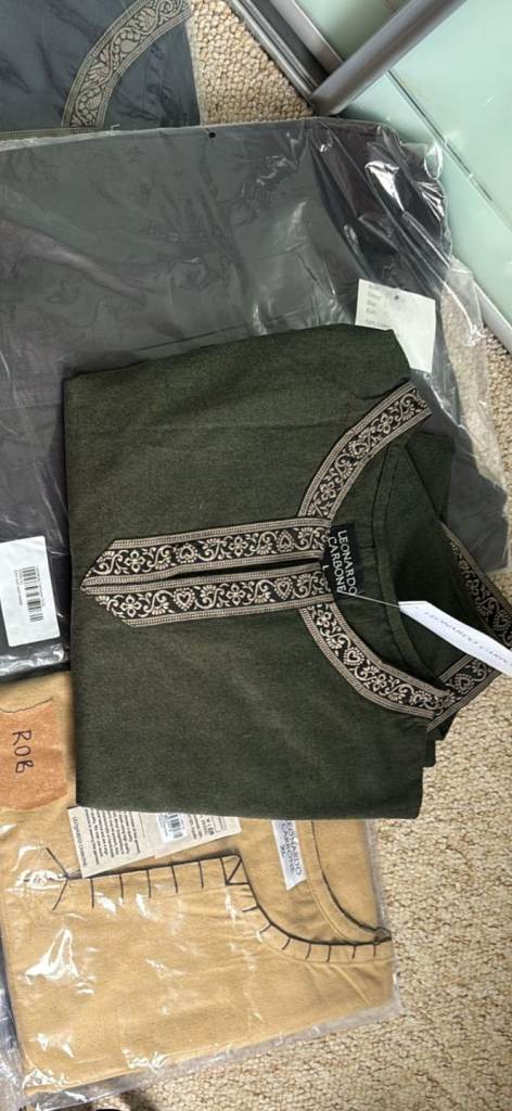 Celtic tunique - black carbon - size M