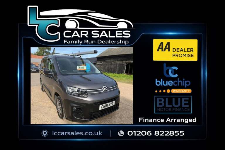 2019 Citroen Berlingo 1.6 BlueHDi 650 Enterprise M Panel Van Diesel Manual