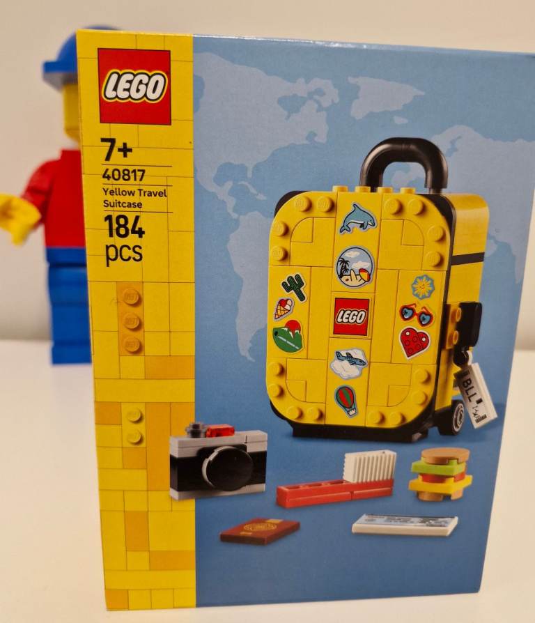 Lego Yellow Travel Suitcase NEW 