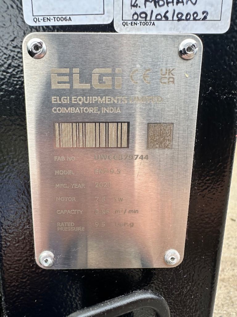 2023 Eigi EN7 Air Compressor with Drypoint Dryer and tank - Can deliver!