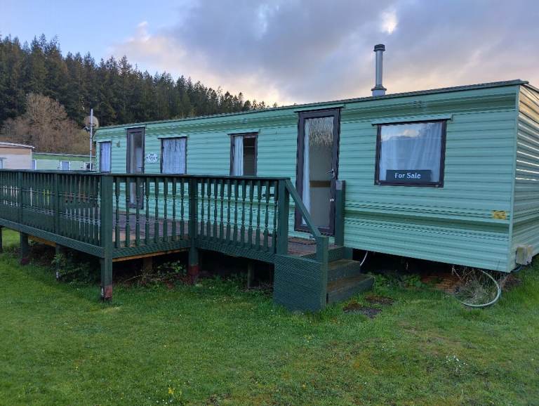 Sited Caravan near Lake Vyrnwy, Powys