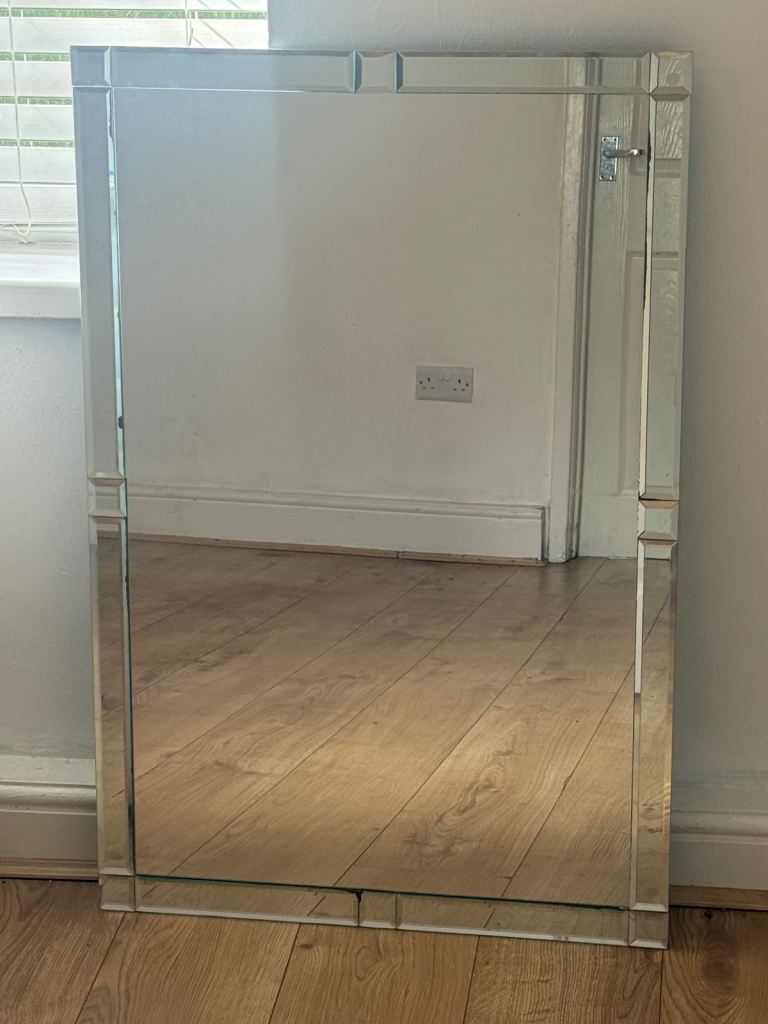 Bevelled Glass Border Wall Mirror