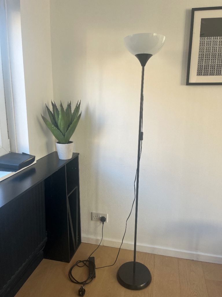 image for Lamp with white lampshade